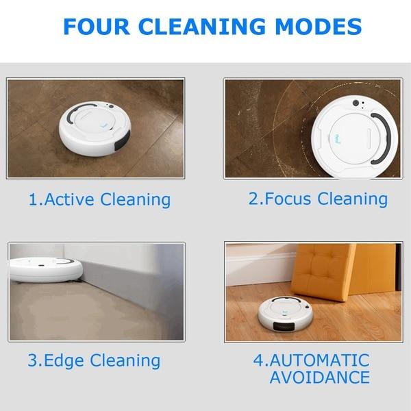 1800Pa Multifunctional Robot Vacuum Cleaner , 3-In-1 Auto Rechargeable Smart Sweeping Robot Dry Wet Sweeping Vacuum Cleaner Home - GuissyGlam